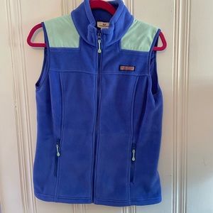 Fleece zip-up vest